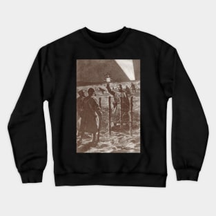 The Christmas Truce, Western Front in 1914 Crewneck Sweatshirt